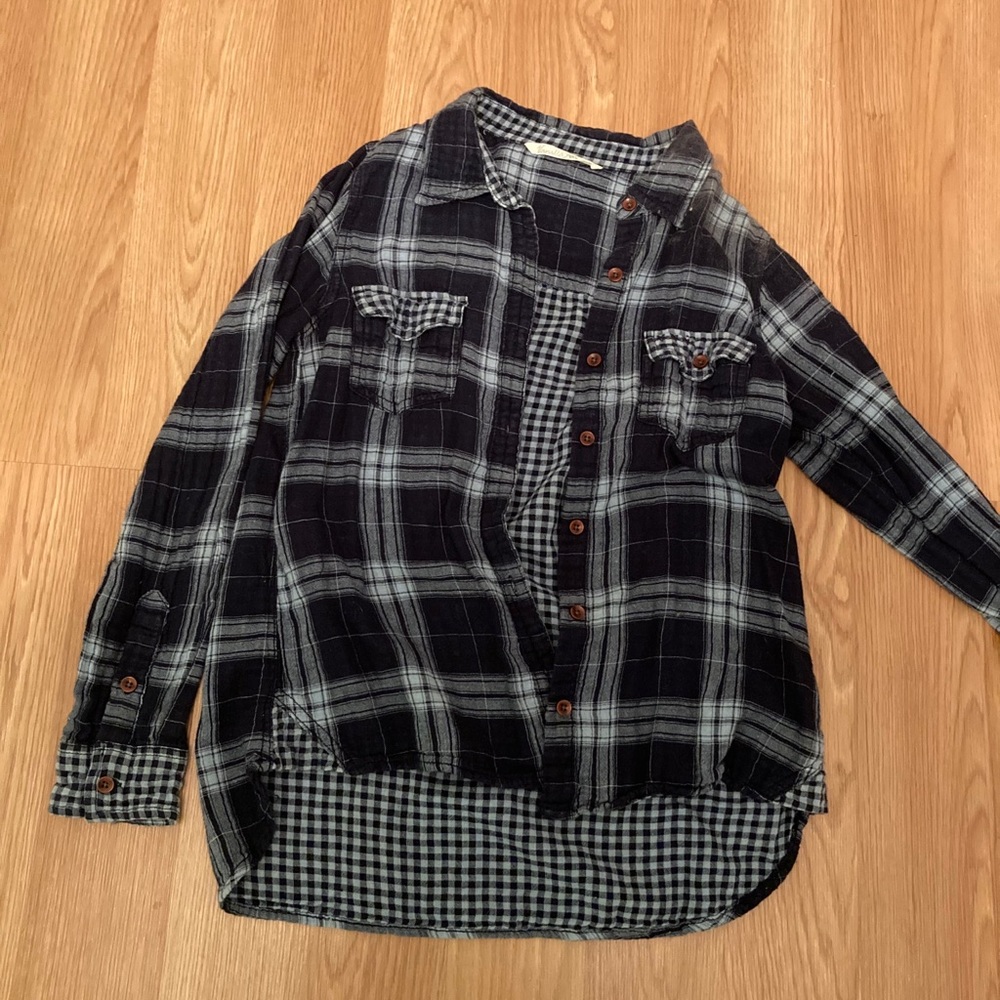 Navy Plaid Flannel